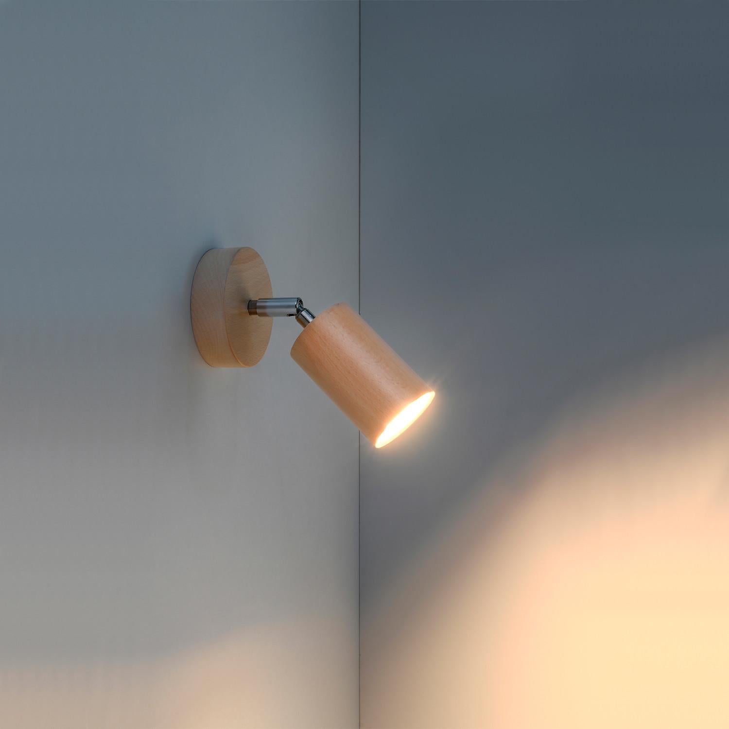 Aplique de Pared Berg Madera SOLLUX