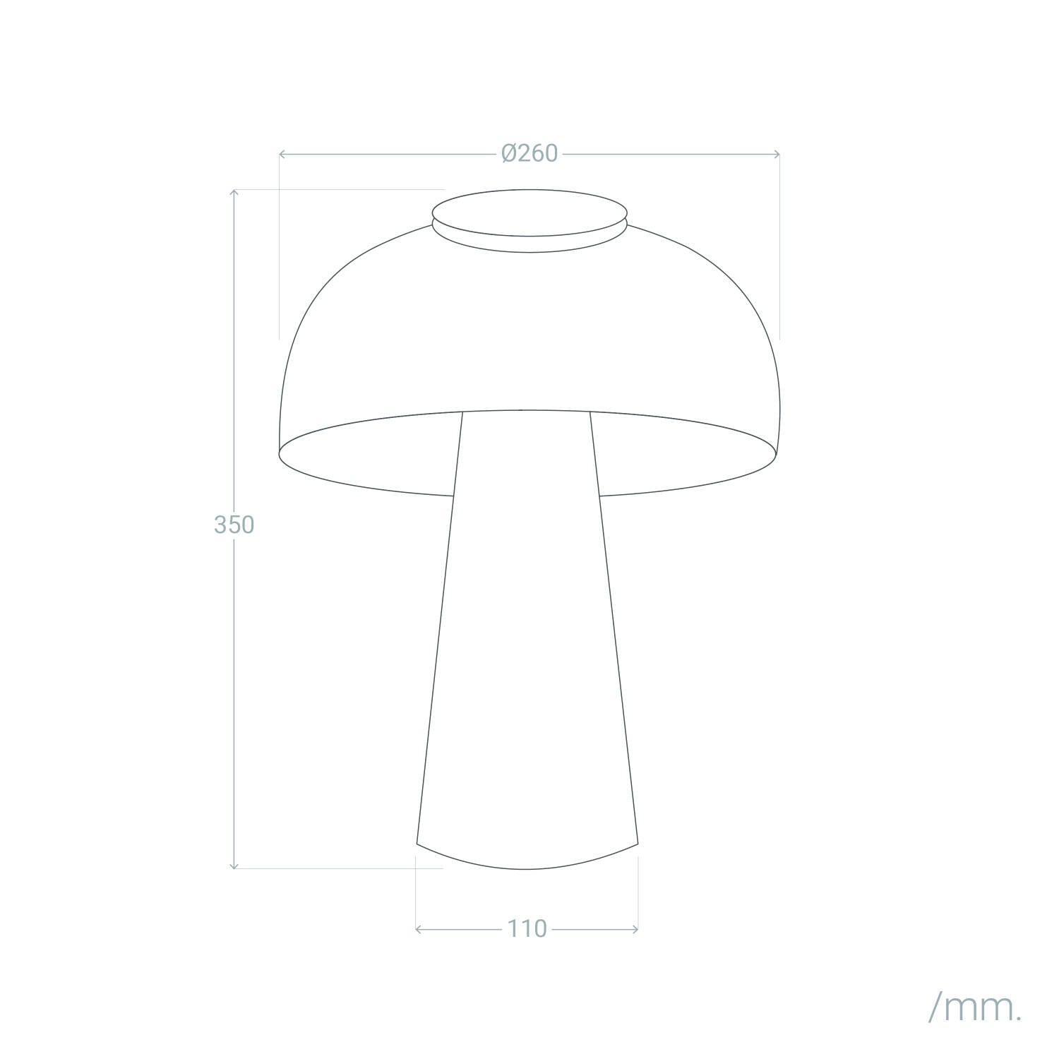 Lámpara de Mesa Metal Nagama