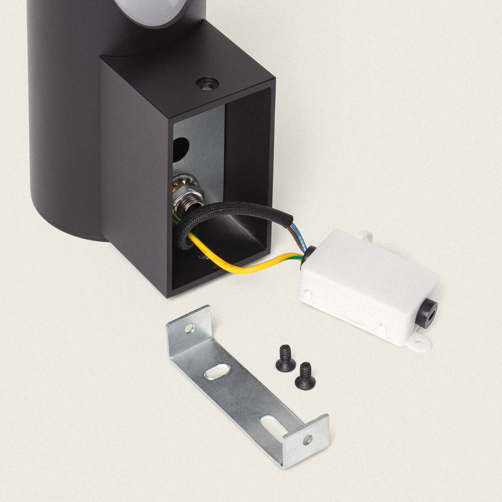 Aplique de Pared Exterior Aluminio Oblong