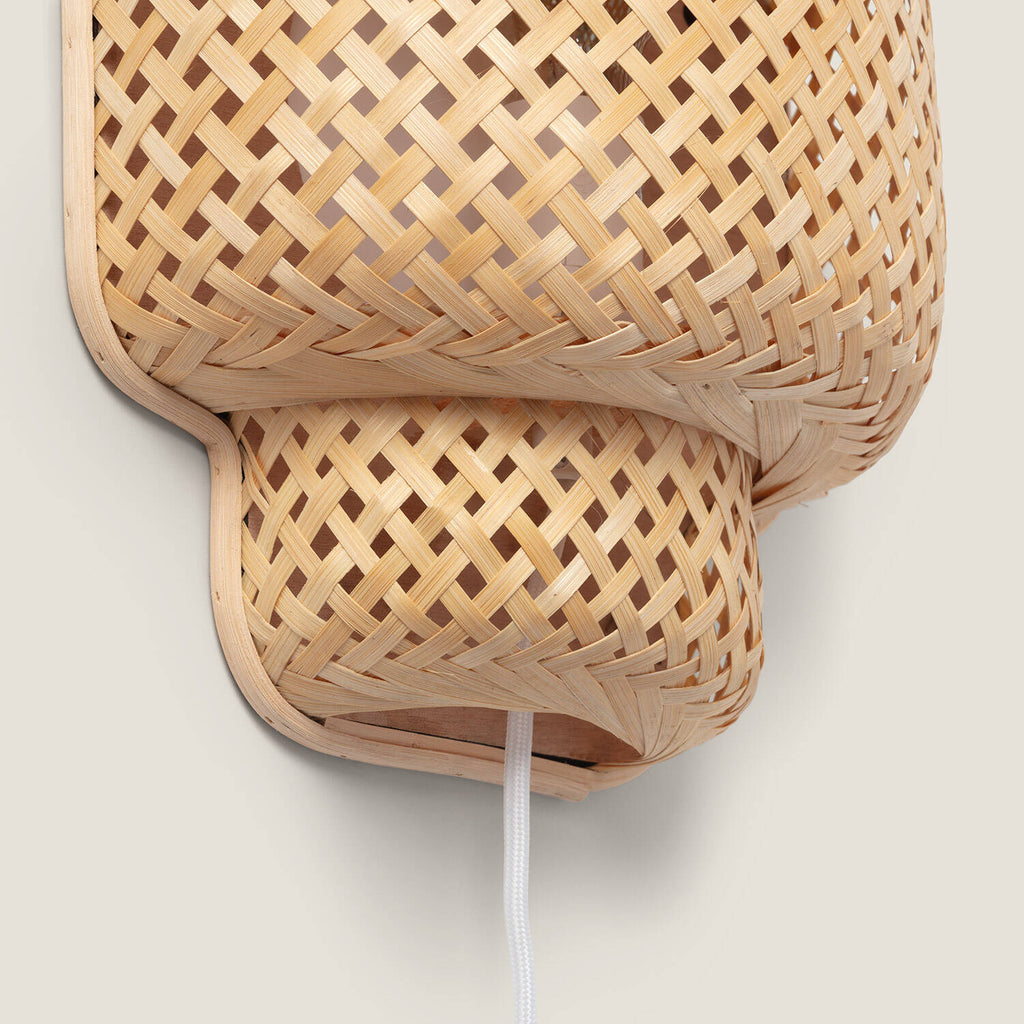 Aplique de Pared de Bambú Nagua