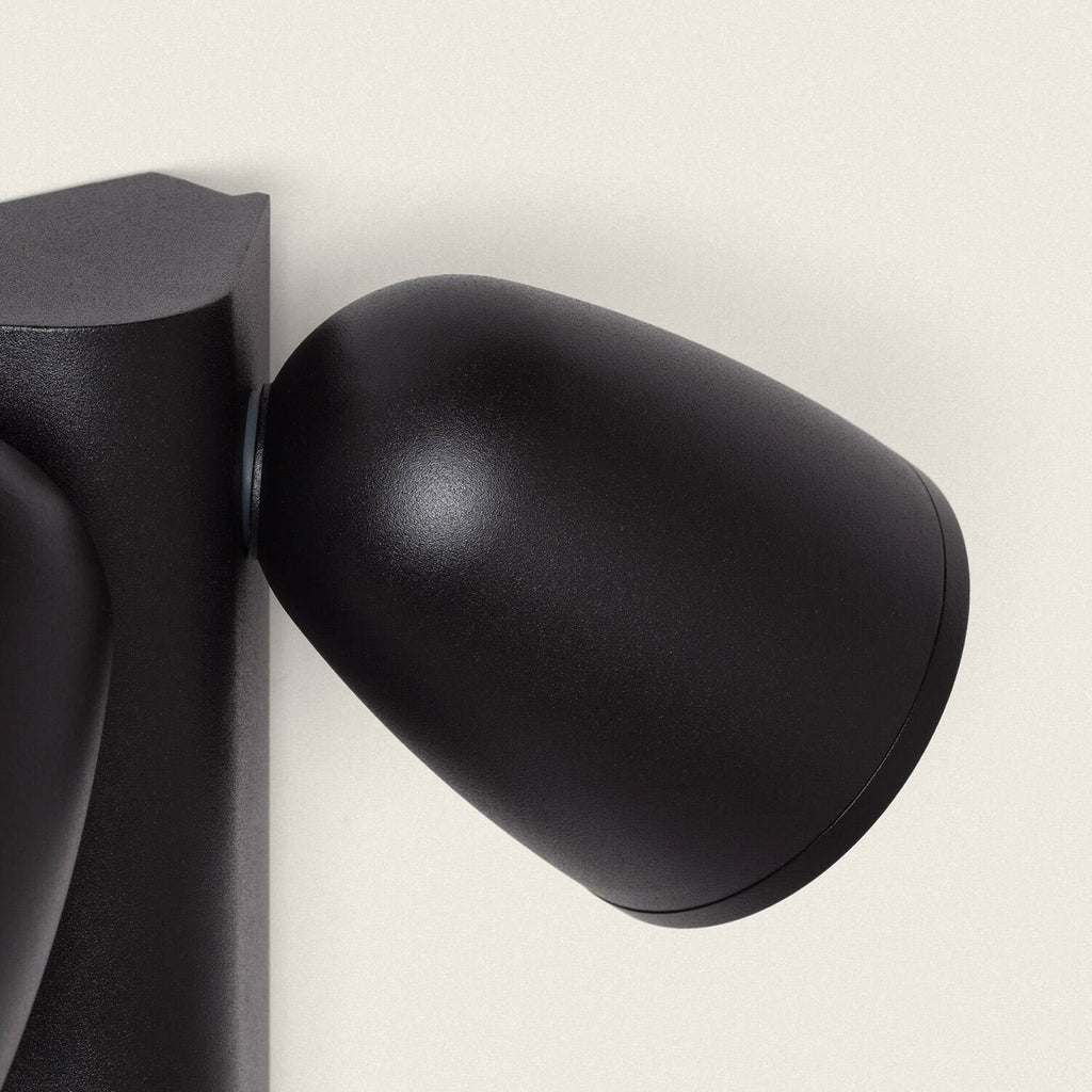 Aplique de Pared Exterior Aluminio Abel Dos Focos