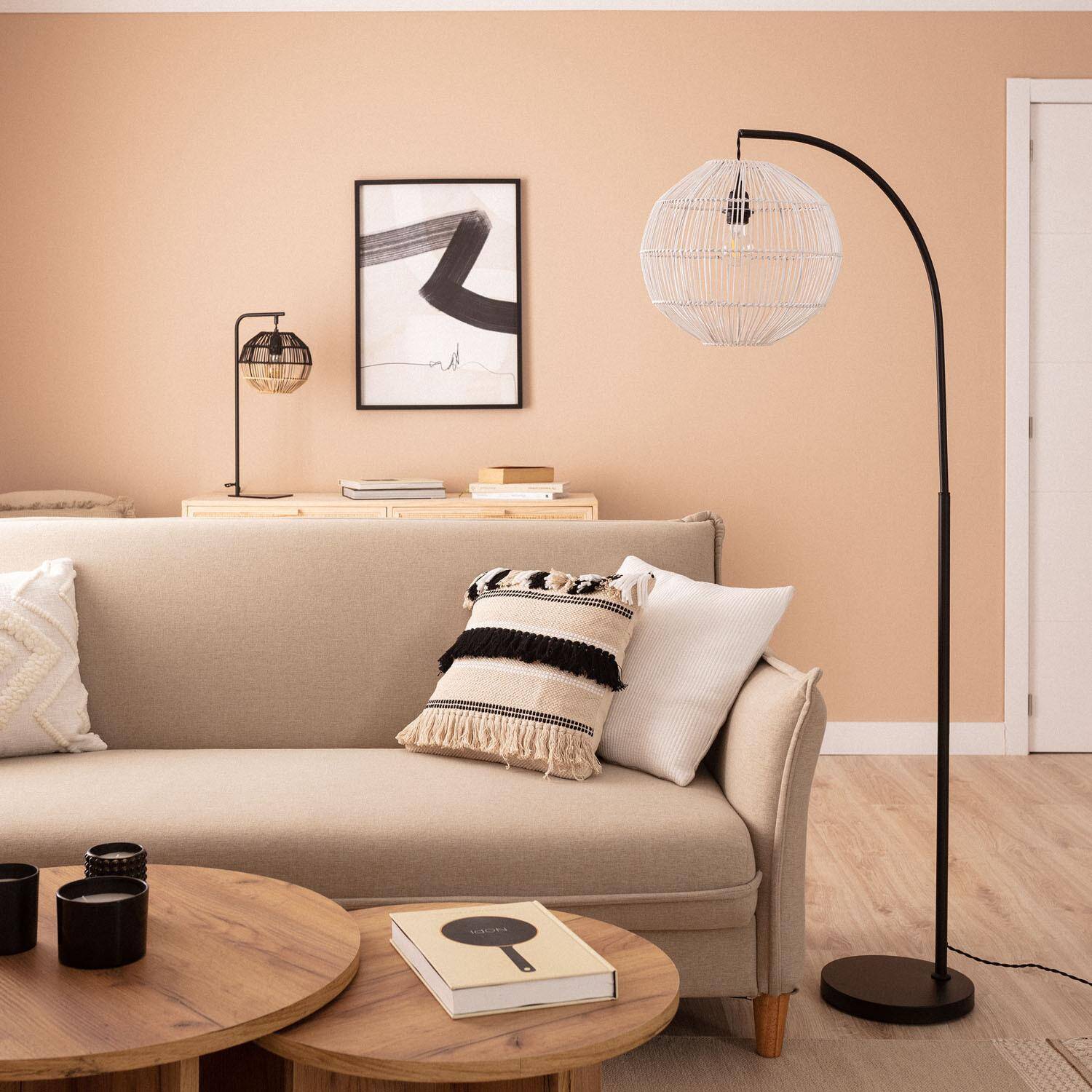 Lámpara de Pie Ratán Kithnos