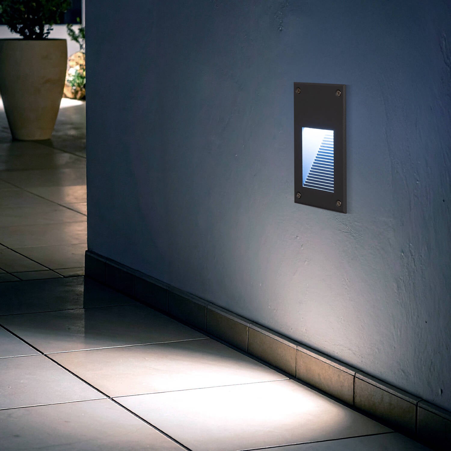Baliza Exterior LED 3W Empotrable Pared Olite