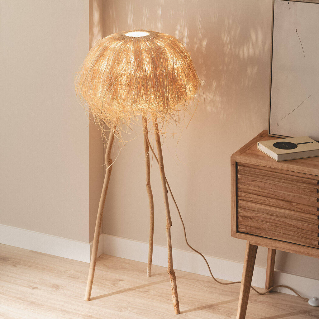 Lámpara de Pie Ratán Lasje