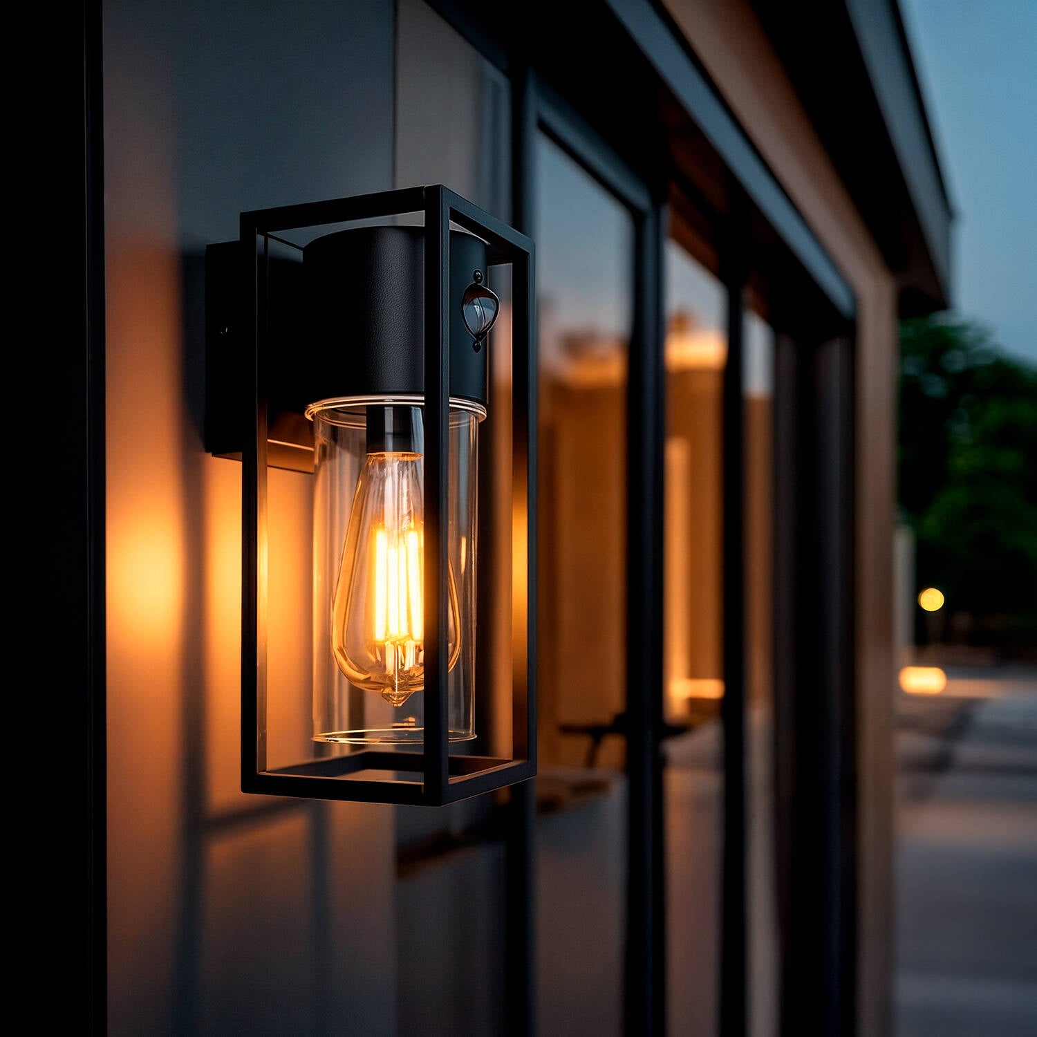 Aplique de Pared Exterior Aluminio con Detector de Movimiento Siawja