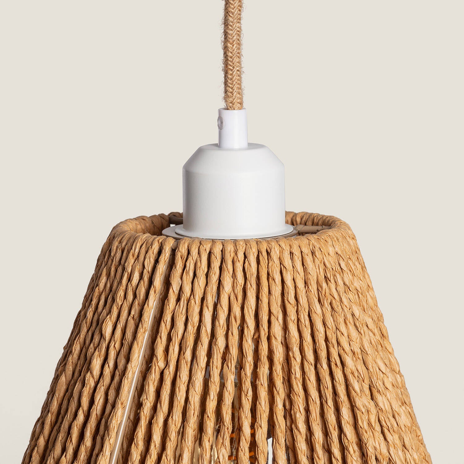 Lámpara Colgante Papel Trenzado Mikah