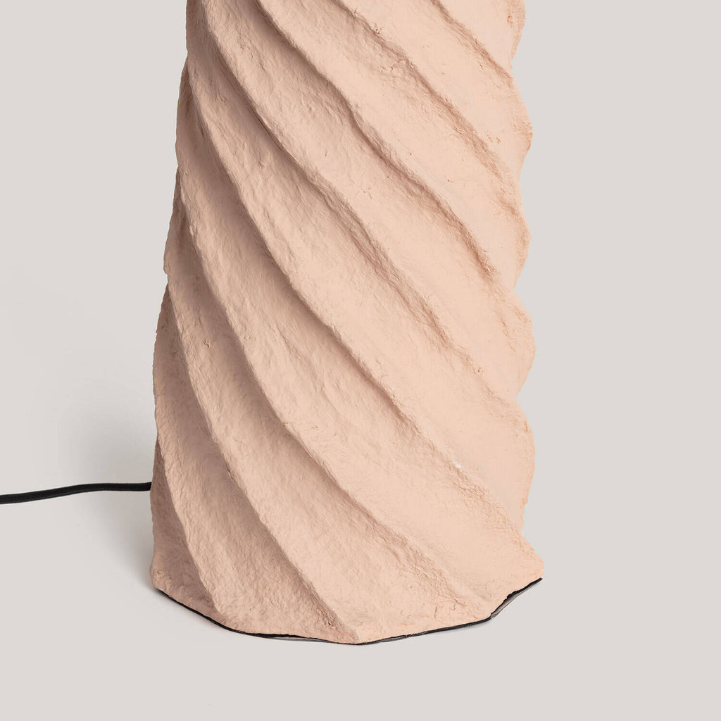 Lámpara de Pie Papel Maché Metal Stari