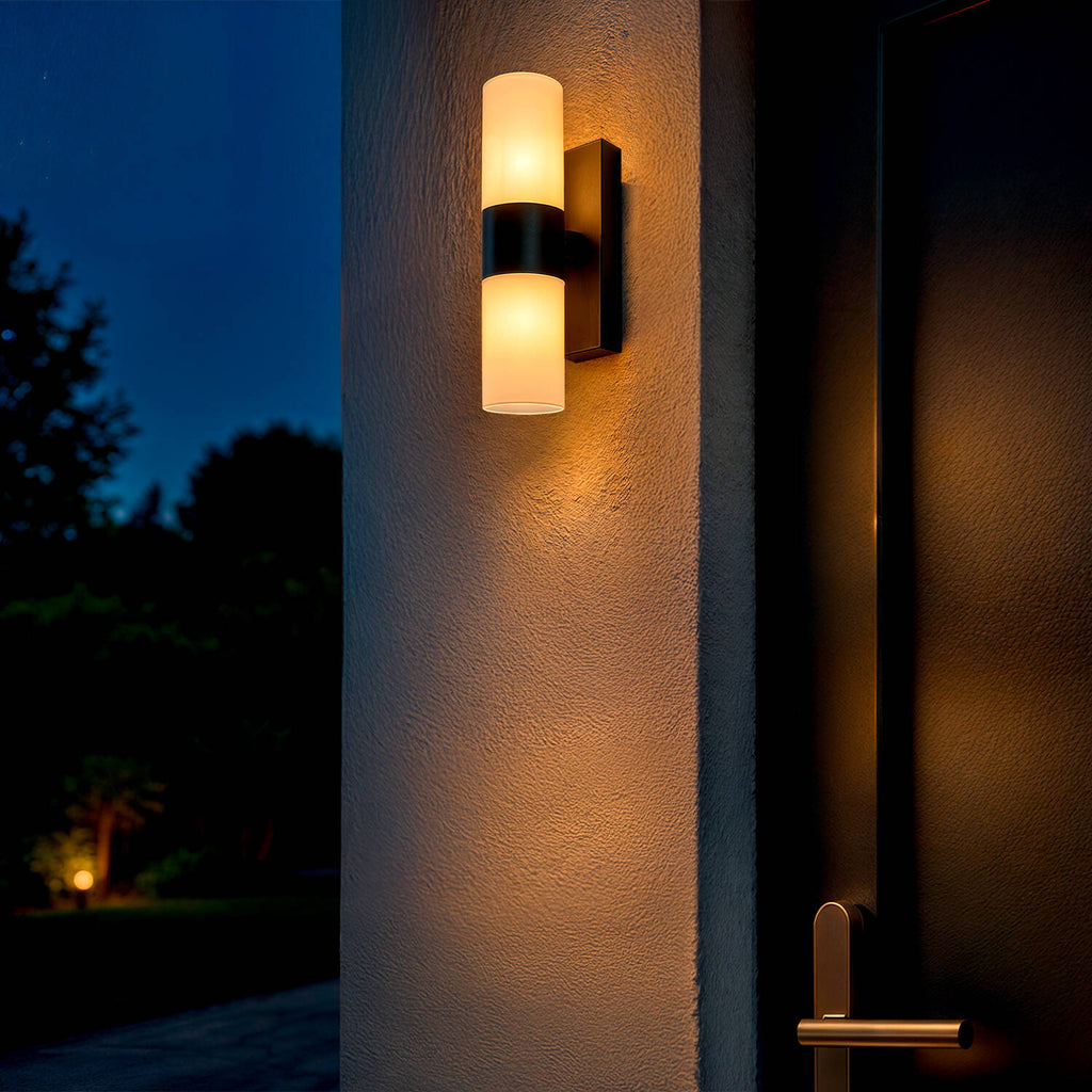 Aplique de Pared Baño Aluminio y PC Avery