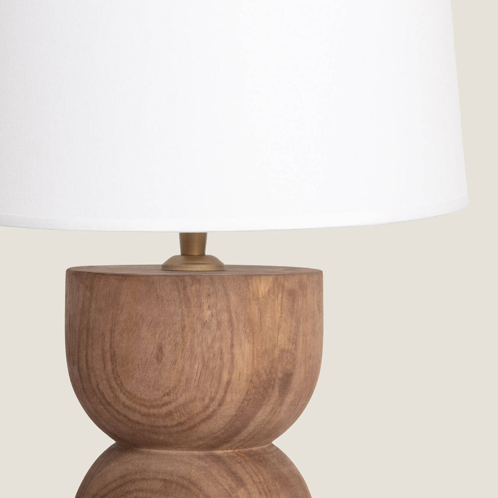 Lámpara de Mesa Madera Dallas