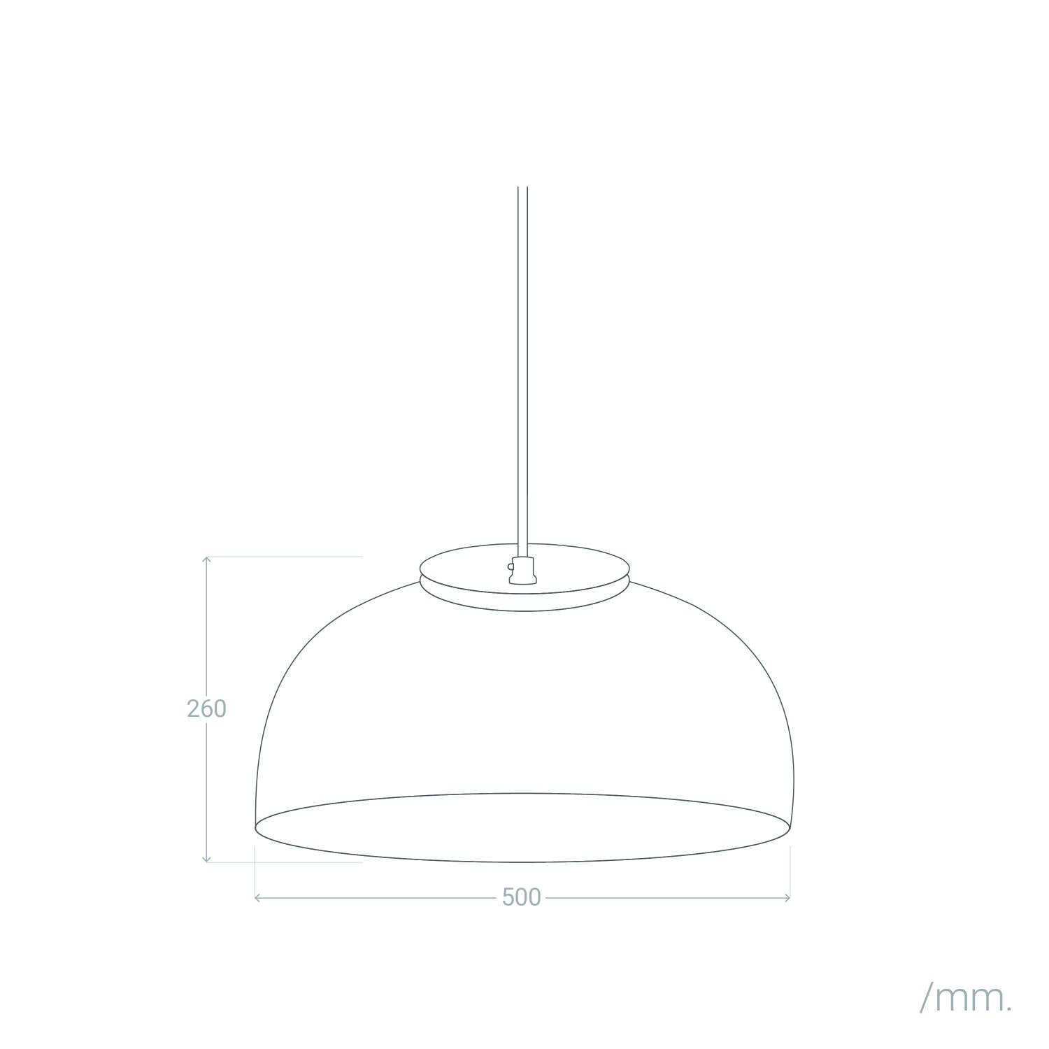 Lámpara Colgante Metal Kuttala