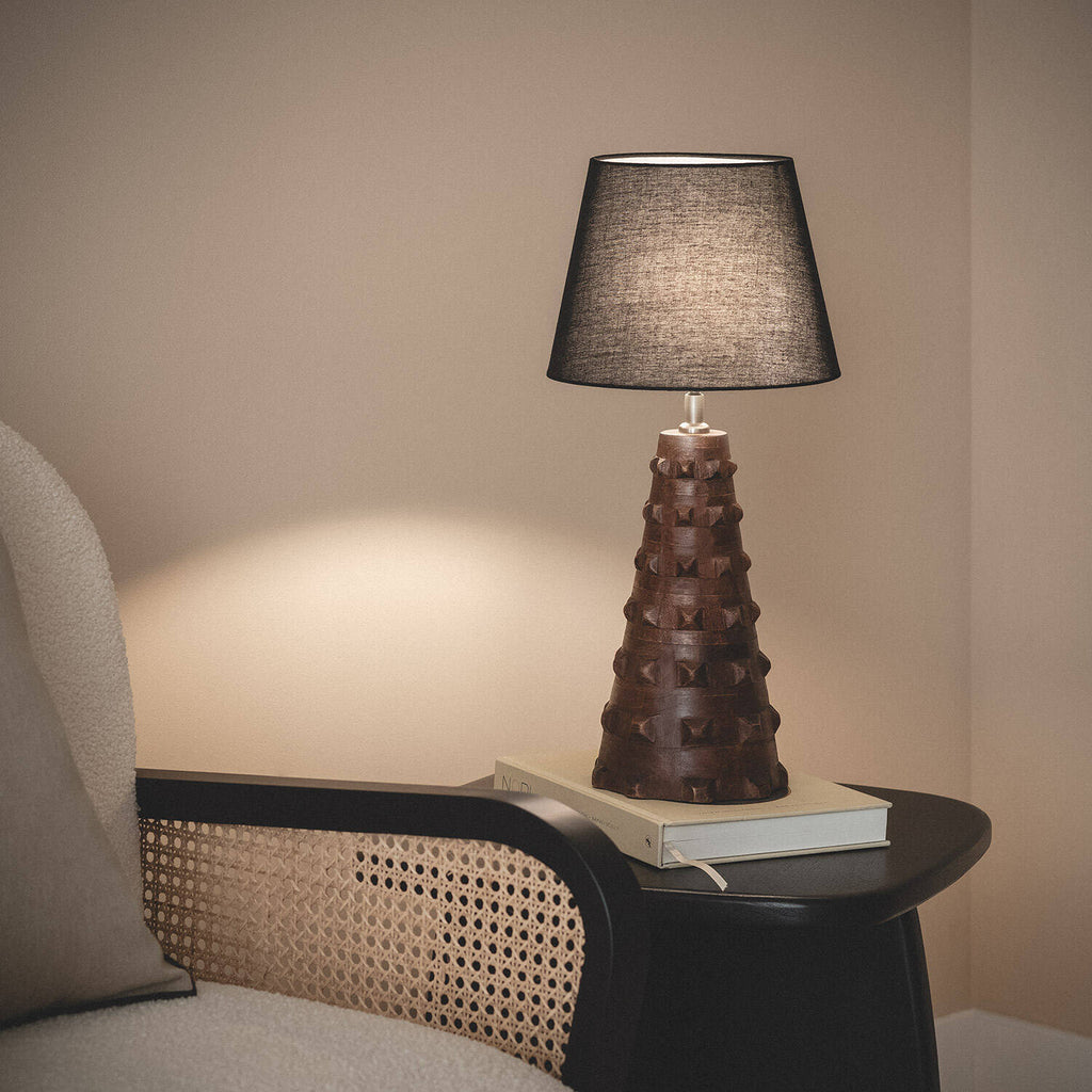 Lámpara de Mesa Madera Samesh ILUZZIA