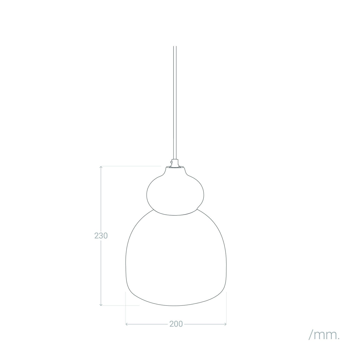 Lámpara Colgante Madera Vakarai
