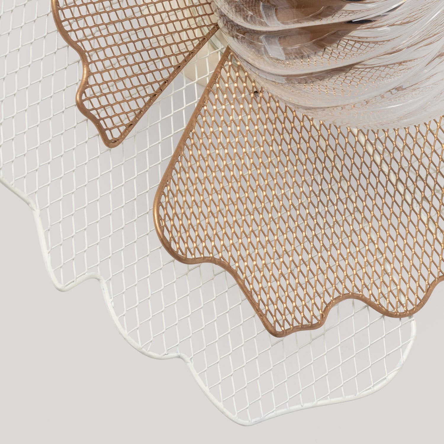 Aplique de Pared Metal y Cristal Pianella  ILUZZIA