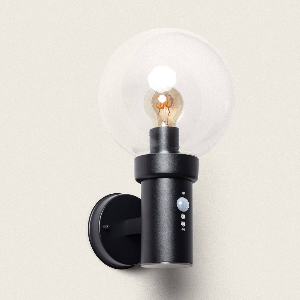 Aplique de Pared Exterior Acero Inoxidable con Sensor PIR Optic