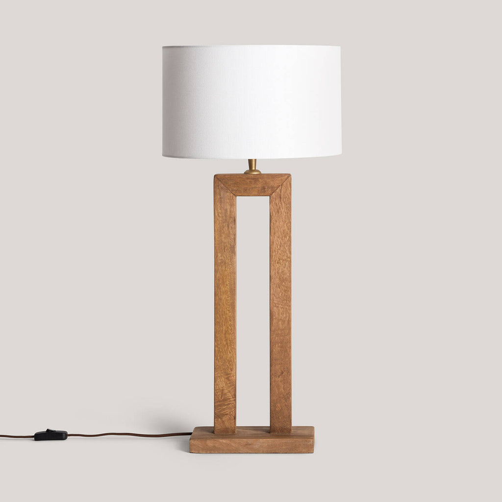 Lámpara de Mesa Madera Abner