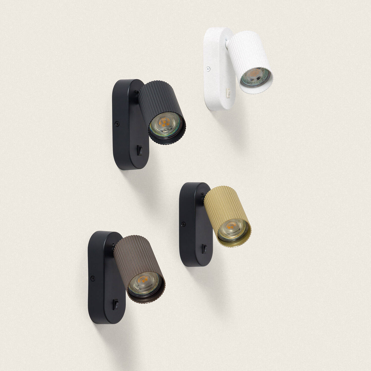 Aplique de Pared Aluminio Aritz 1 Foco