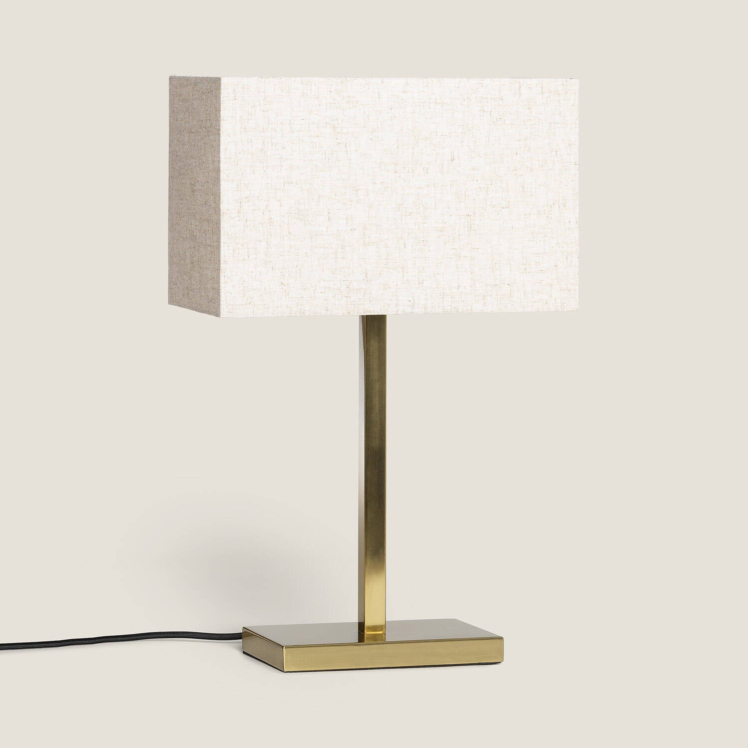 Lámpara de Mesa Metal y Tela con Puerto USB e Interruptor Táctil Katie