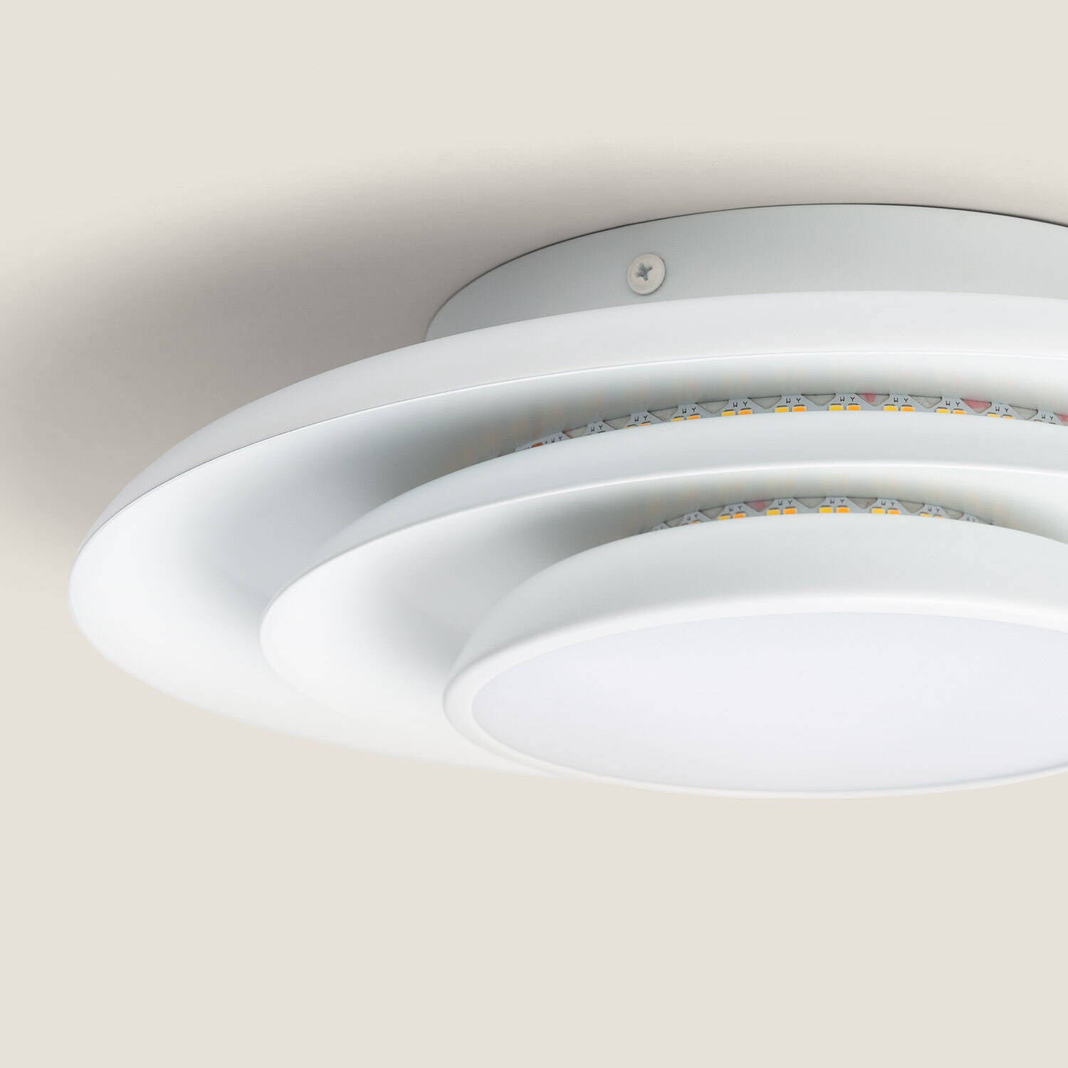 Plafón LED 20W Circular Metal Ø300 mm CCT Seleccionable Wendel Telmor