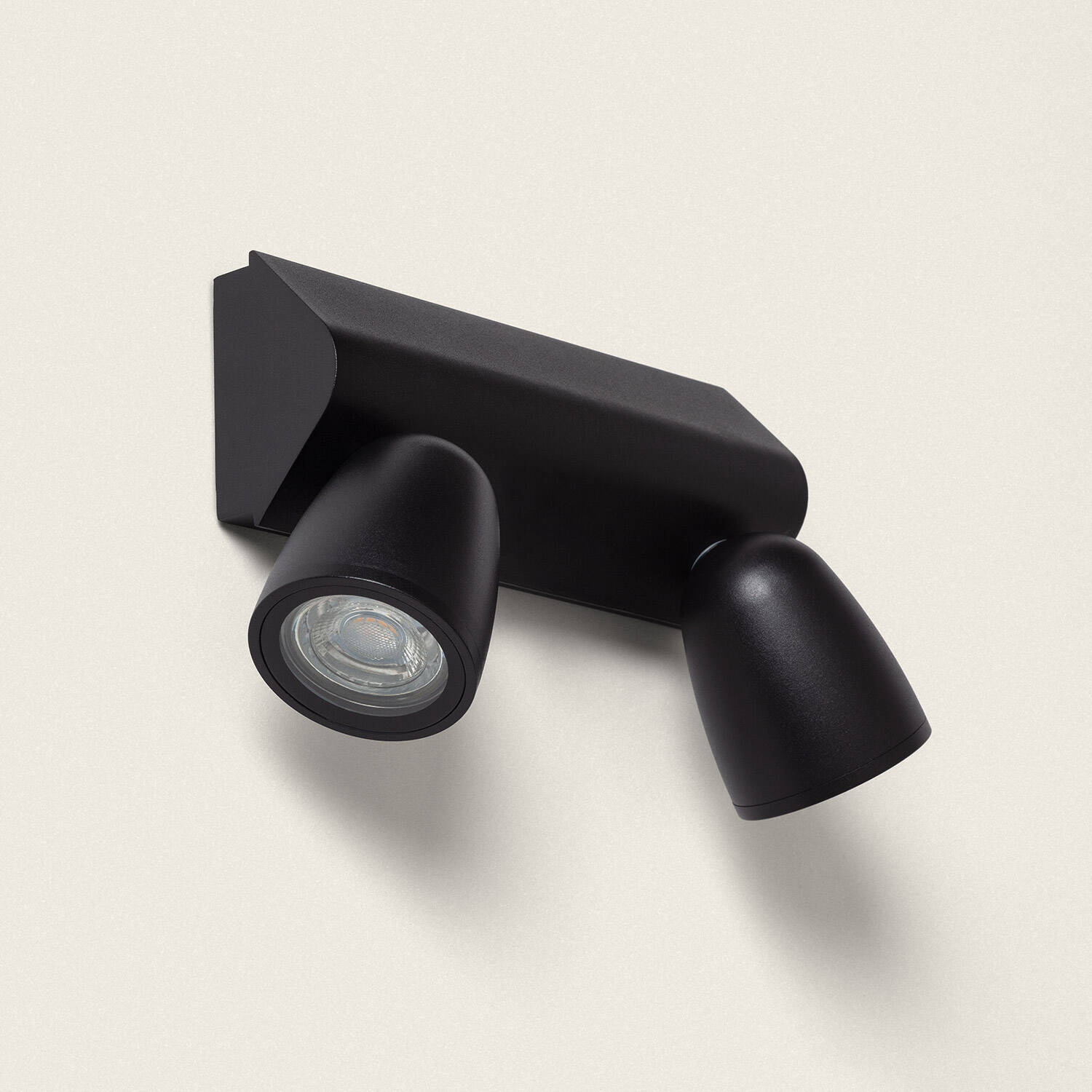 Aplique de Pared Exterior Aluminio Abel Large Dos Focos