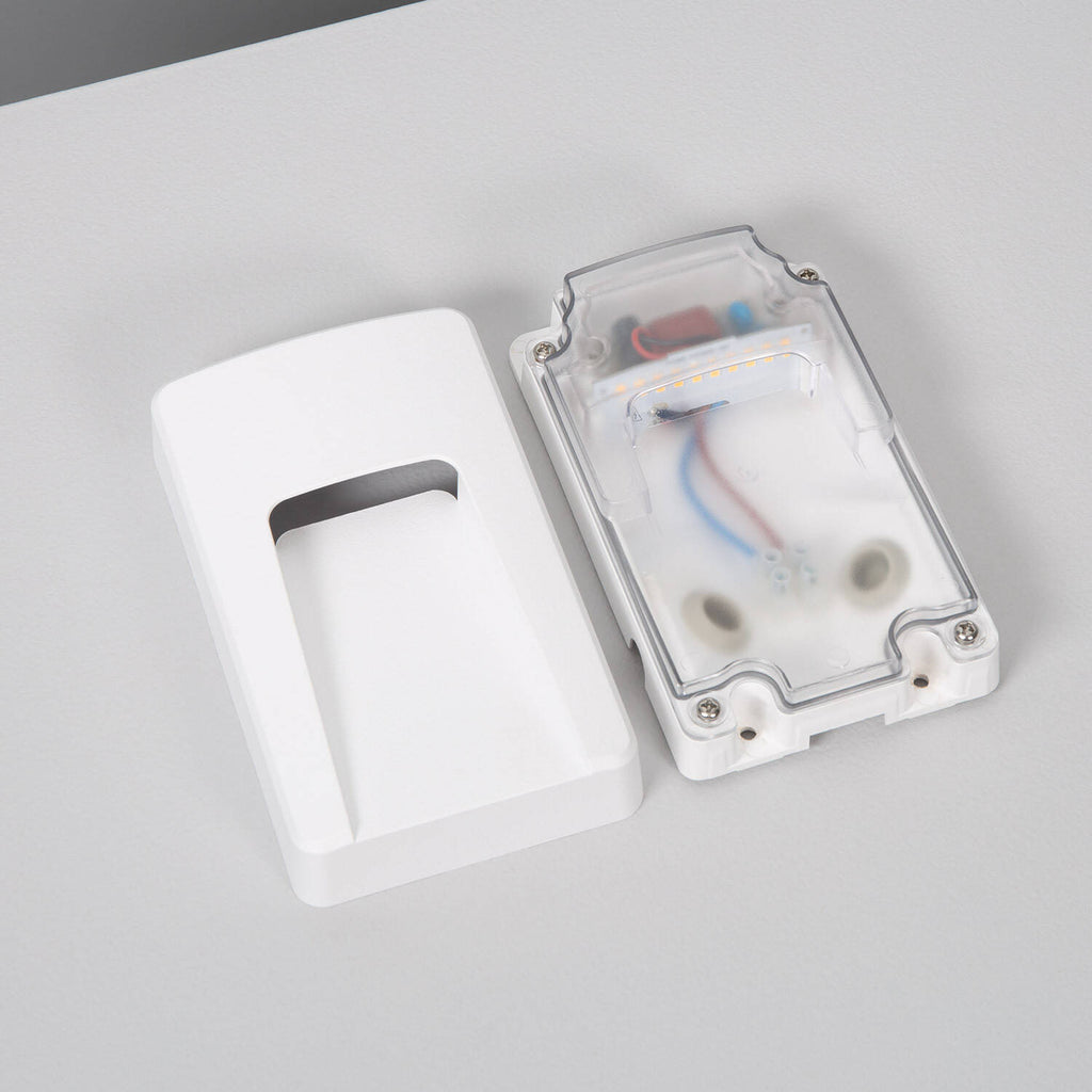 Baliza Exterior LED 3W Superficie Pared Rectangular Nilsa