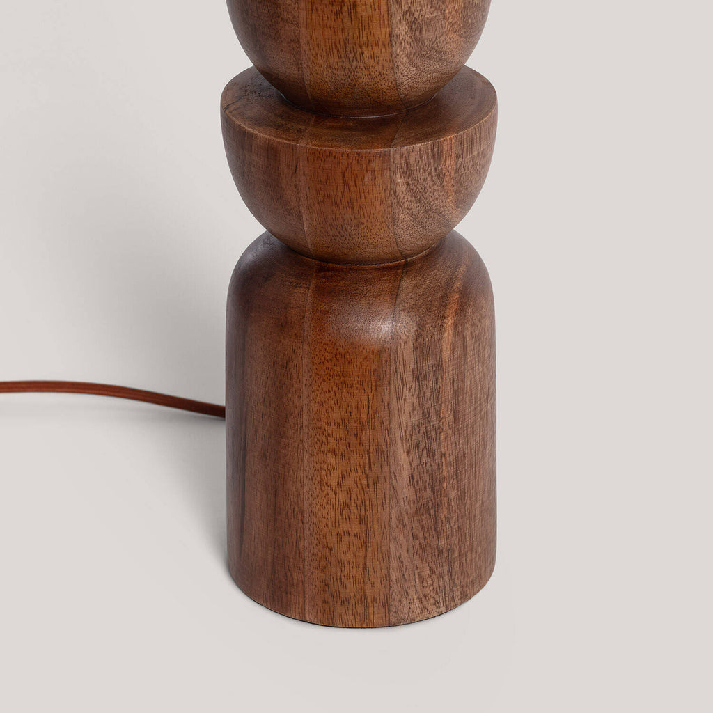 Lámpara de Mesa Madera Adah ILUZZIA
