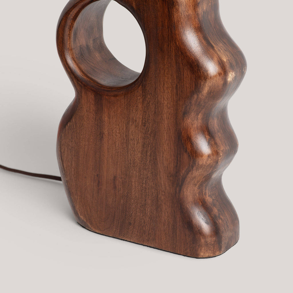 Lámpara de Mesa Madera Hunar V ILUZZIA