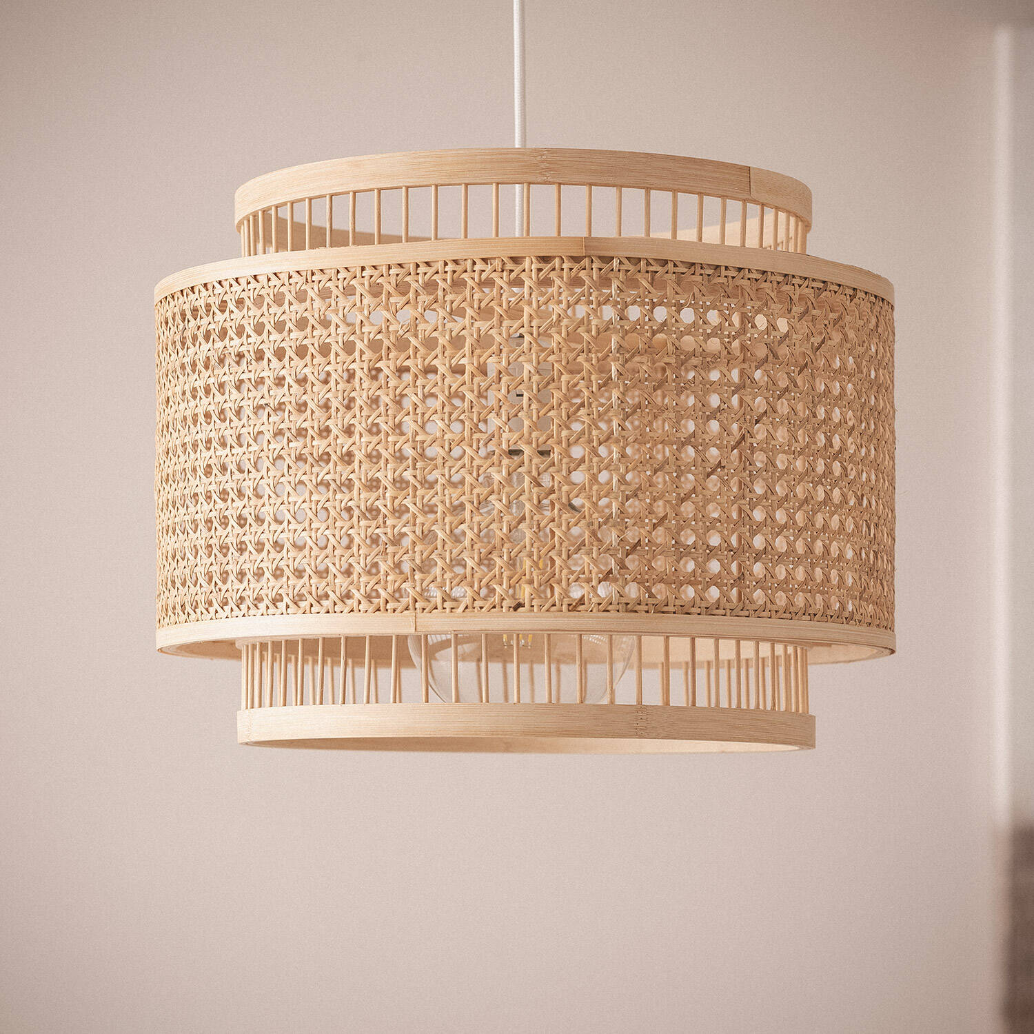 Lámpara Colgante Bambú Bangkal