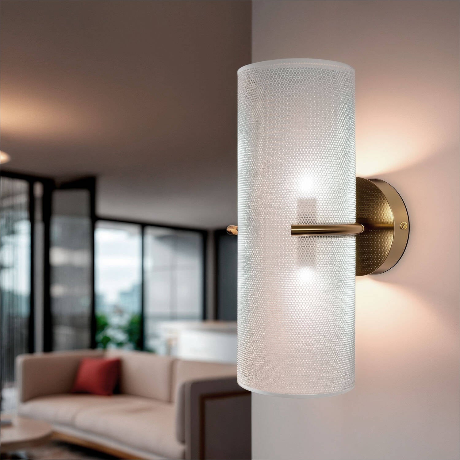 Aplique de Pared de Metal Daily