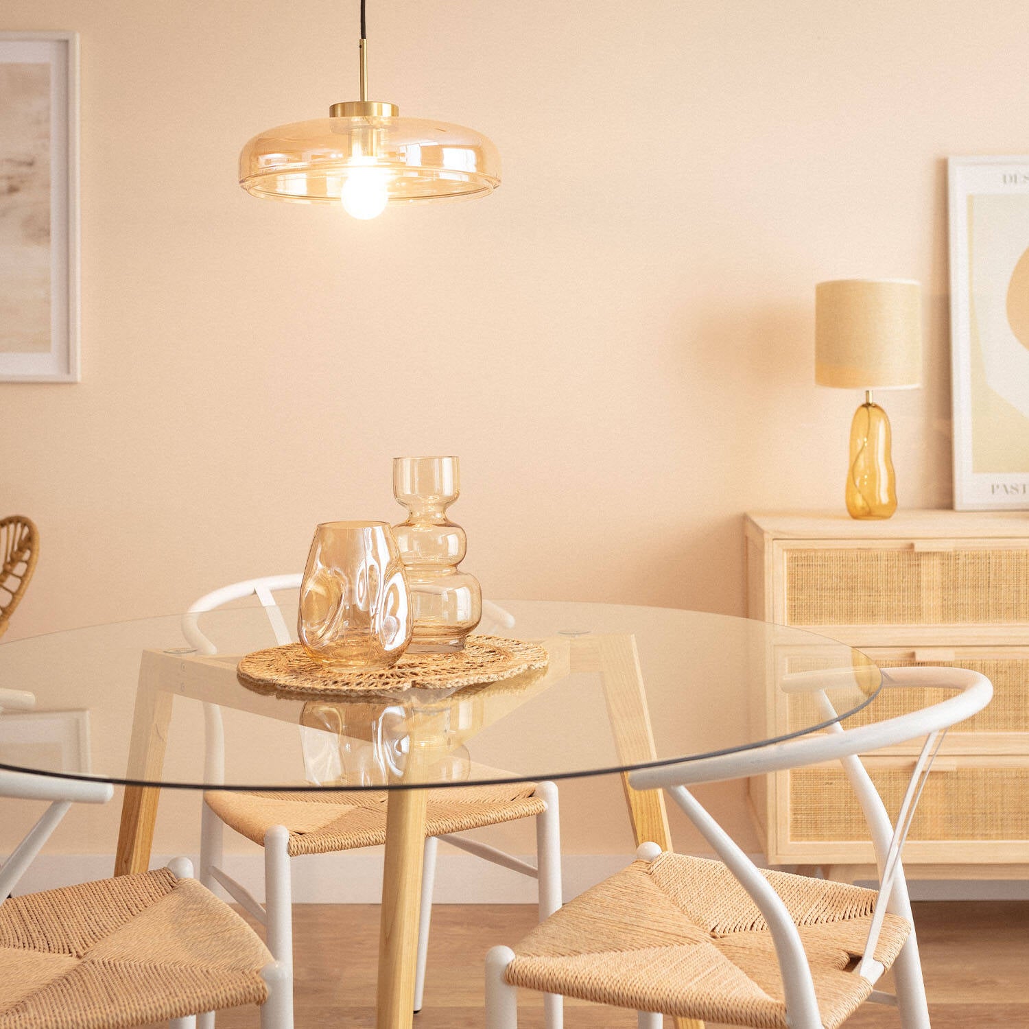 Lámpara Colgante Cristal Hipo