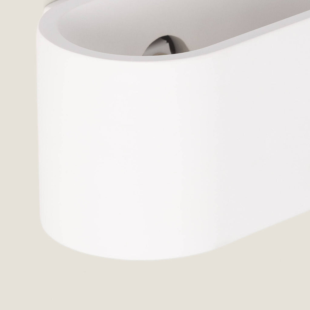 Aplique de Pared de Yeso Iluminación Doble Cara Merton