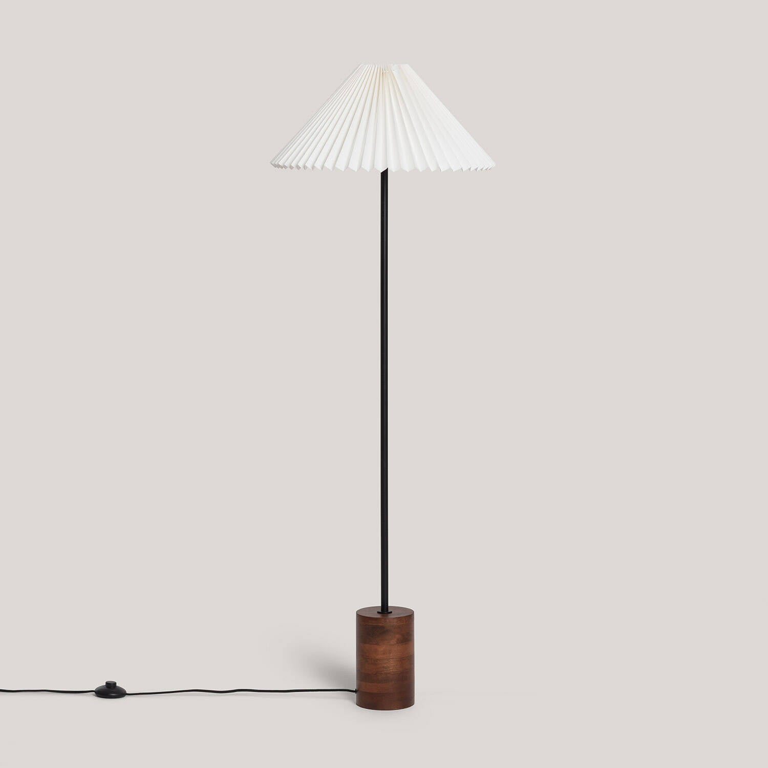 Lámpara de Pie Madera Leonessa  ILUZZIA