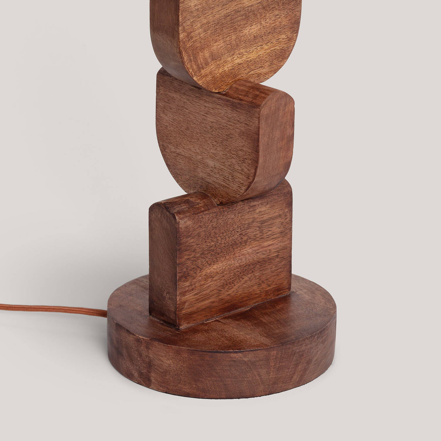 Lámpara de Mesa Madera Dagmar ILUZZIA