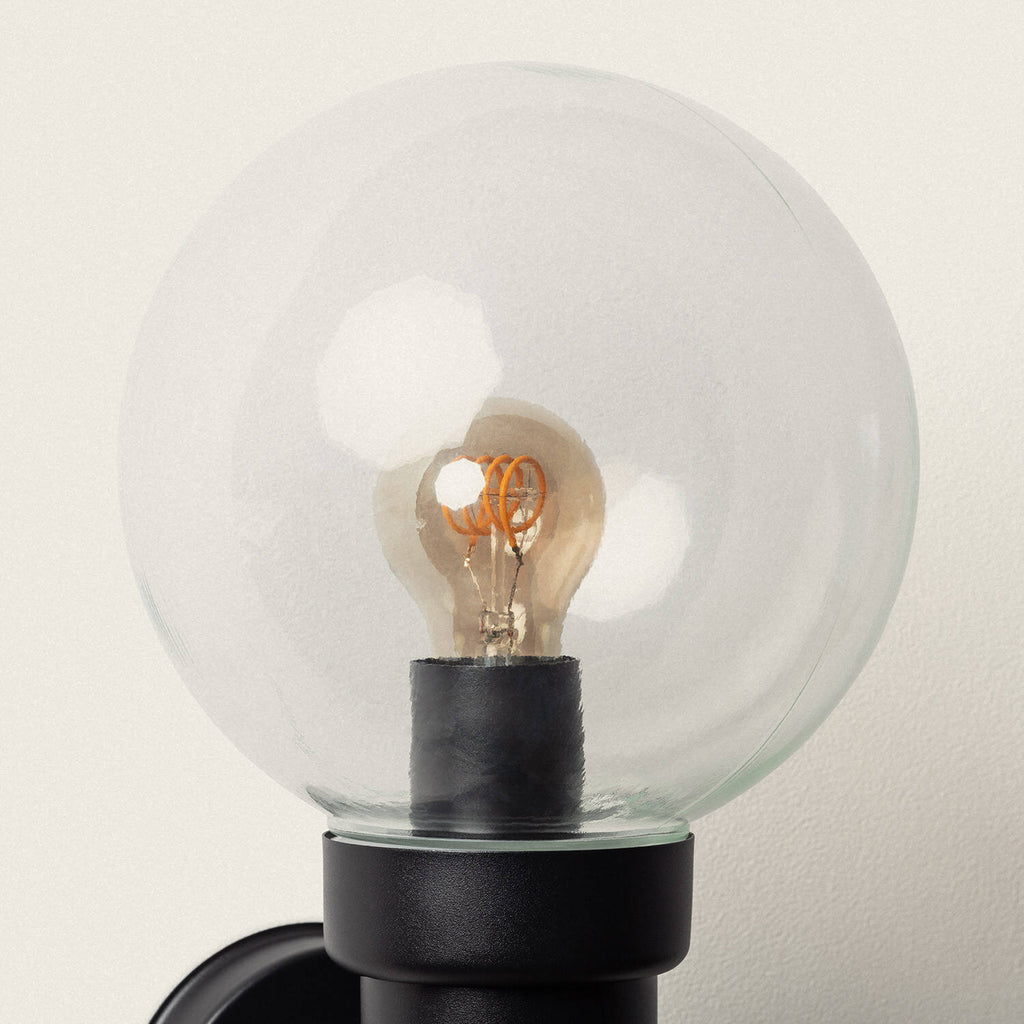 Aplique de Pared Exterior Acero Inoxidable con Sensor Crepuscular Optic