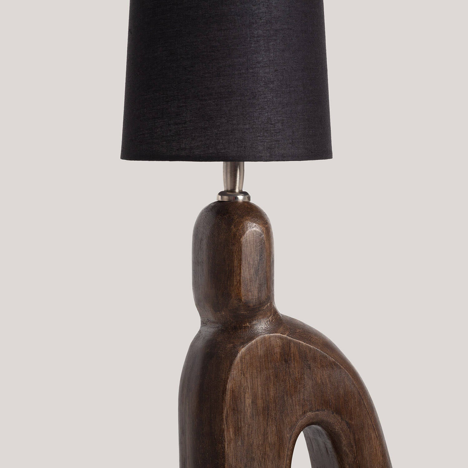 Lámpara de Mesa Madera Hunar III ILUZZIA