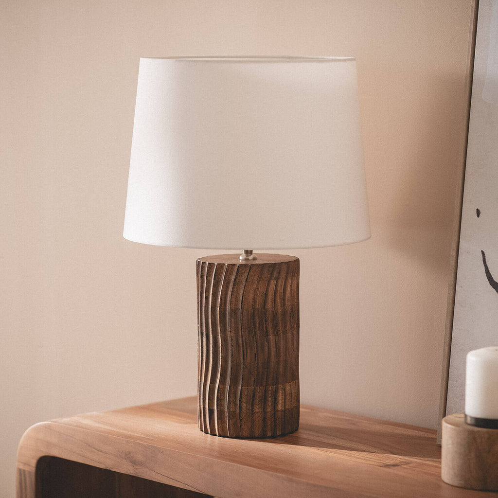 Lámpara de Mesa Madera Shruti ILUZZIA