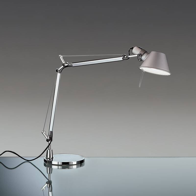 Lámpara de Mesa LED Tolomeo Mini Gris ARTEMIDE