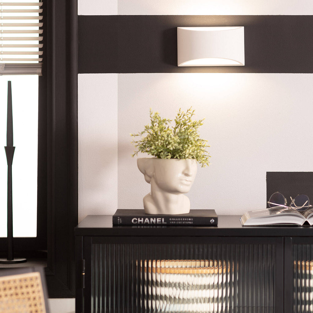 Aplique de Pared de Yeso Fosty