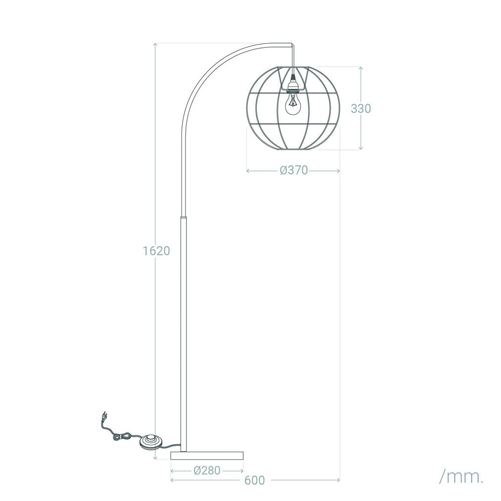 Lámpara de Pie Ratán Kithnos