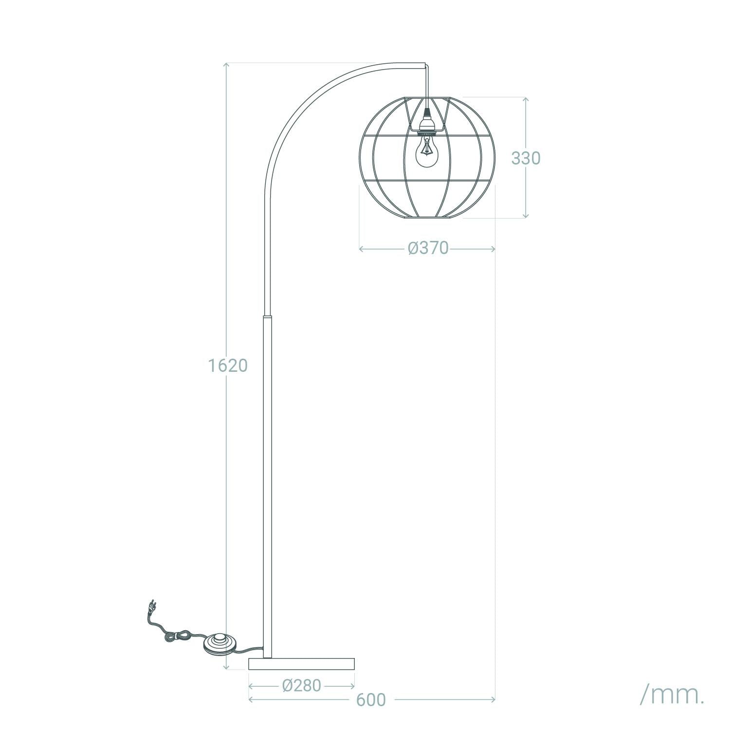 Lámpara de Pie Ratán Kithnos