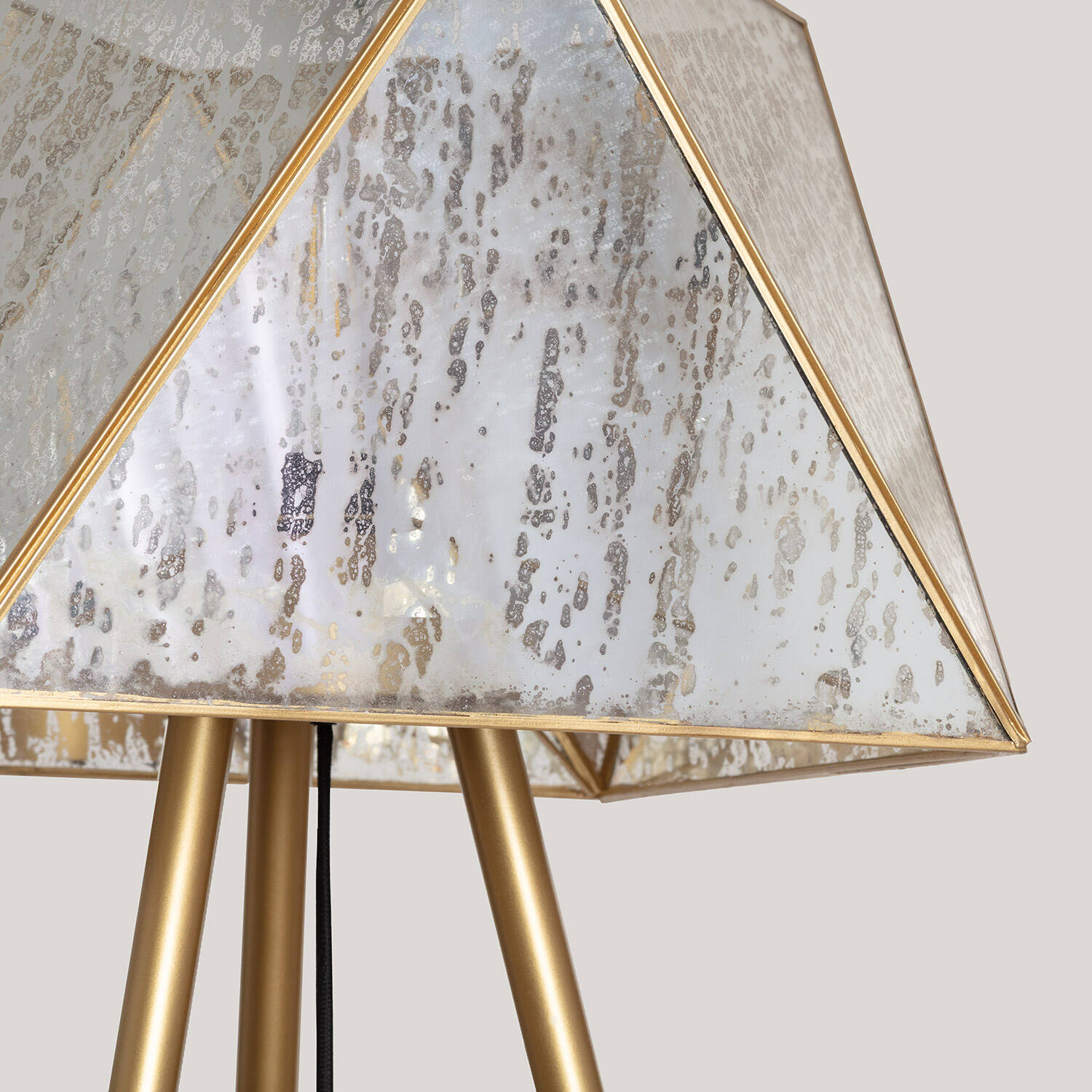 Lámpara de Pie Metal Cristal Mattina ILUZZIA