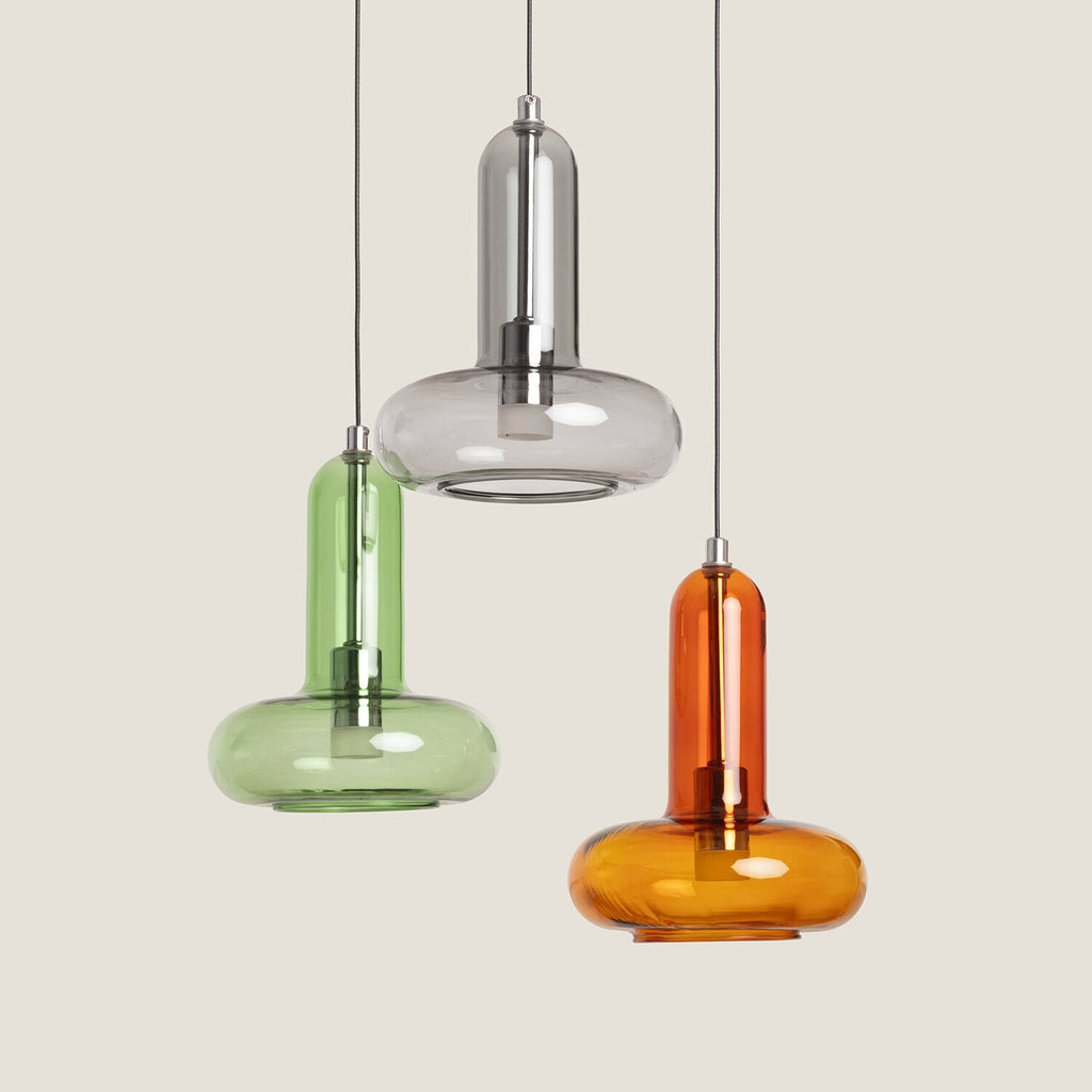 Lámpara Colgante LED 15W Aluminio Fontans 3 Focos