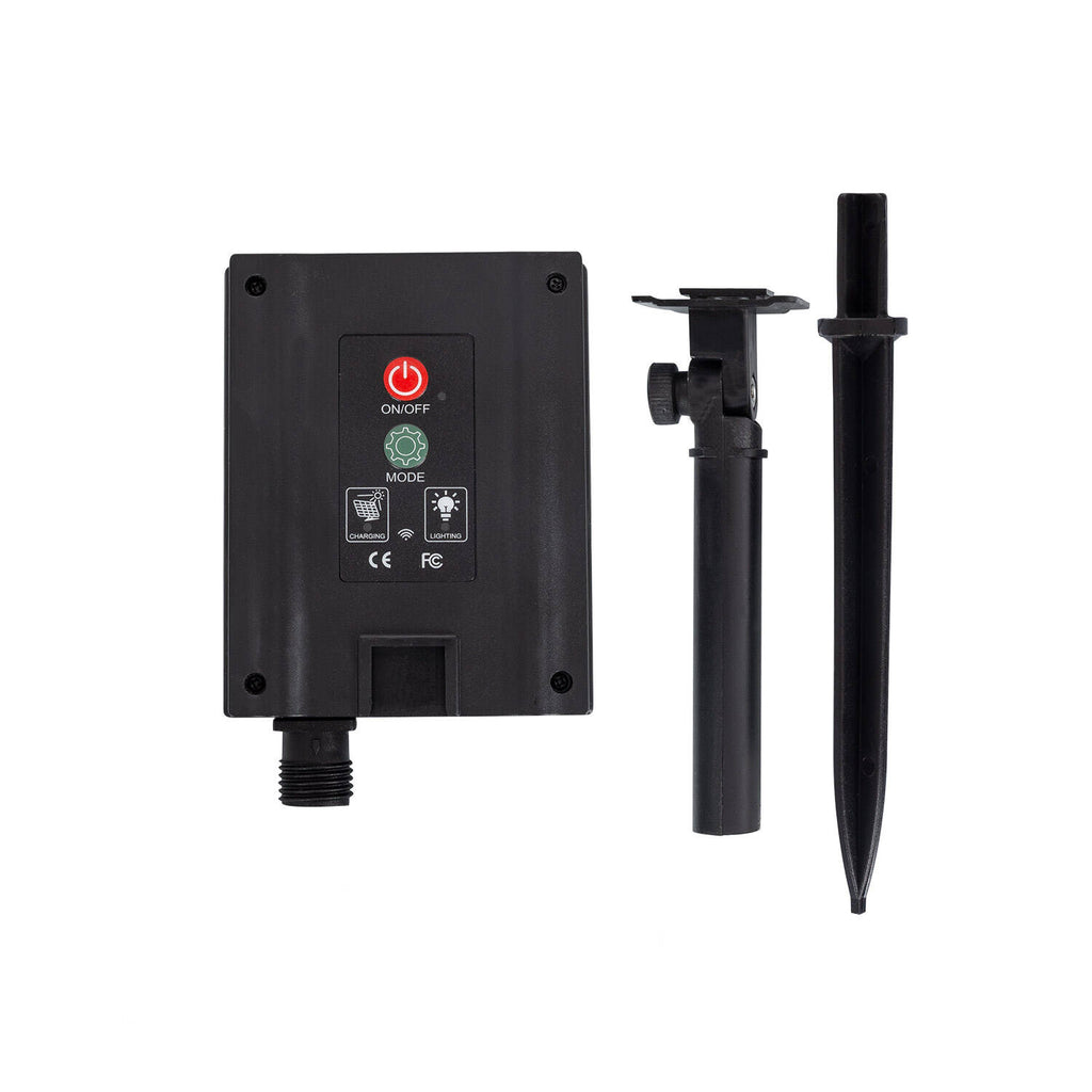 Tira LED Exterior Solar 3.7V DC 30LED/m 5m IP65 Ancho 8mm Corte cada 3cm