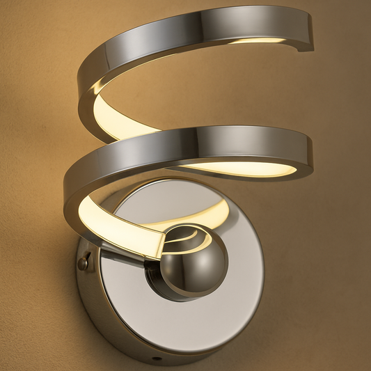 Aplique de pared LED SPIRAL moderno en espiral