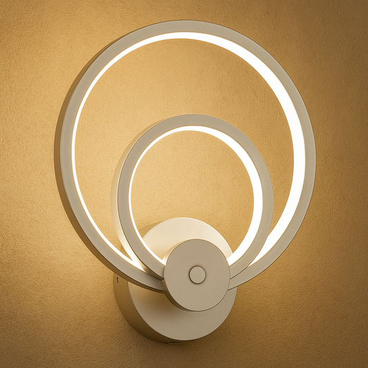 Aplique de pared LED BORIS circular minimalista