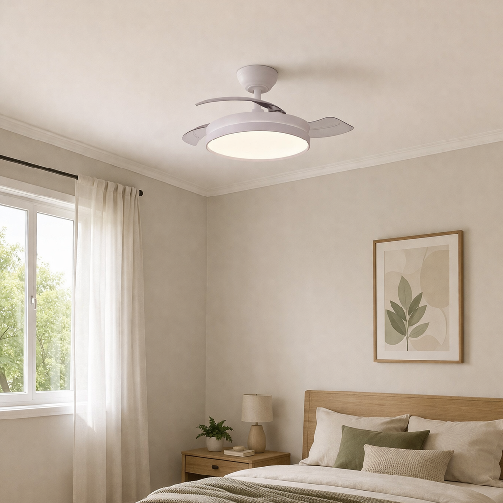 Ventilador de techo LED NANTES 1749 Blanco Ø107cm