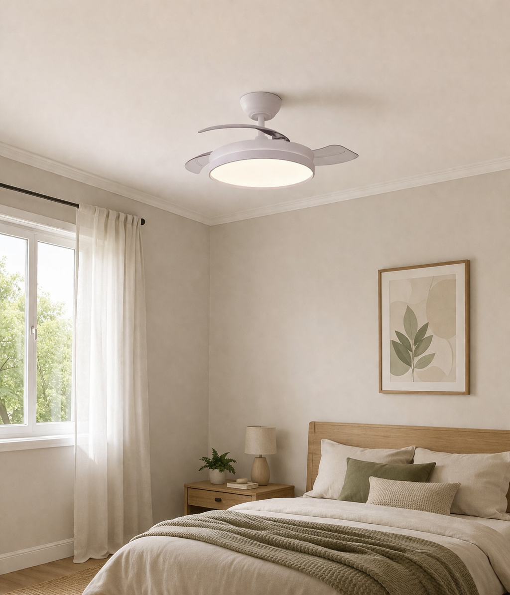 Ventilador de techo LED NANTES 1749 Blanco Ø107cm