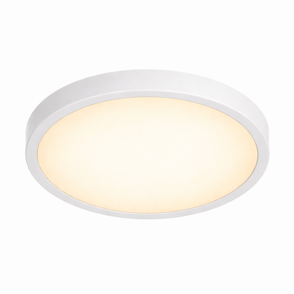 Lote Downlight LED Profesional: Redondo, blanco, de superficie, 3.000K.
