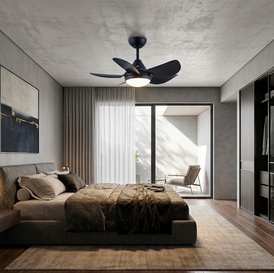 Ventilador de Techo LED TURBO Negro