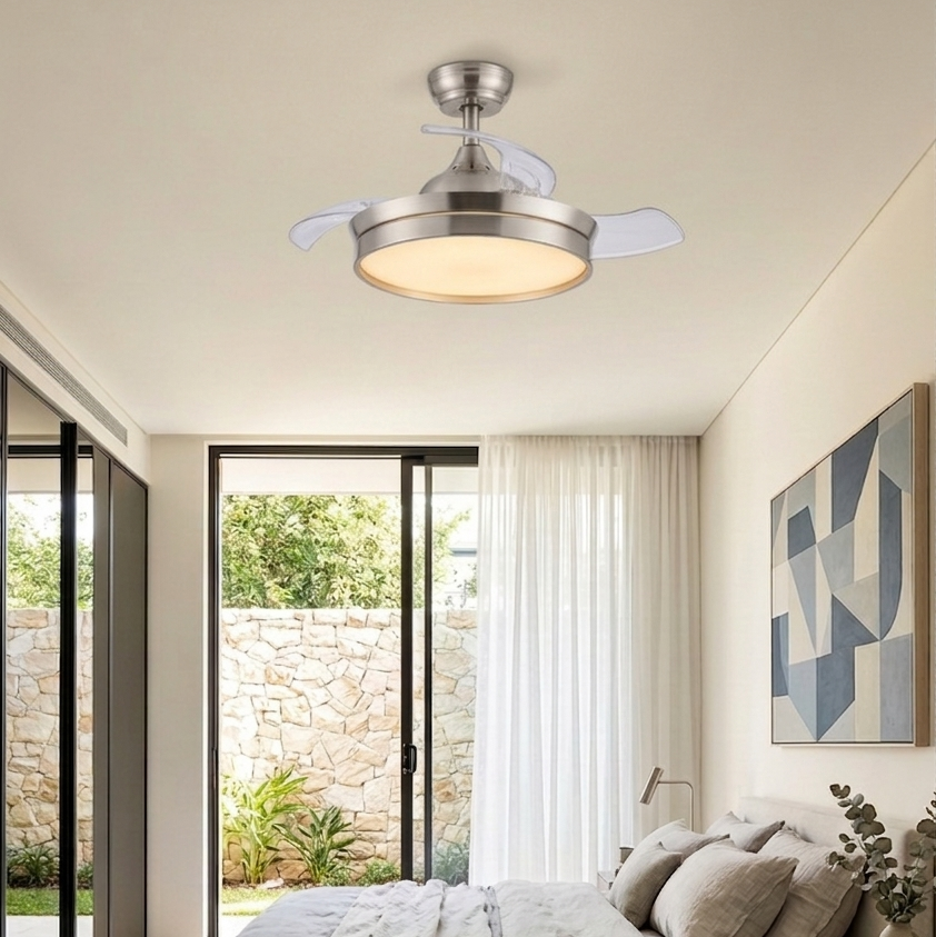 Ventilador de techo MYKONOS con luz LED