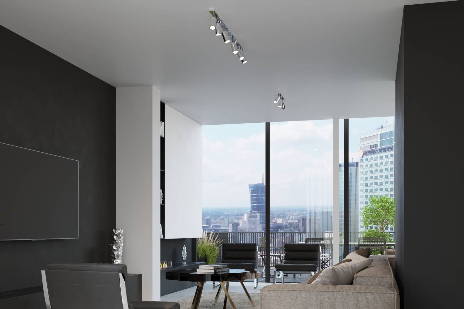 Aplique de Pared Ring Cromado SOLLUX